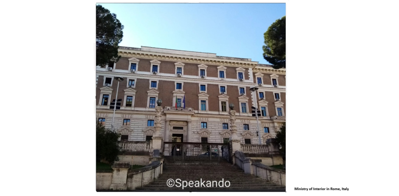 Ministry-of-Interior-Italy-Speakando-Sworn-Translations-in-Rome